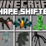 Minecraft SHAPE SHIFTER MORPH MOD / MORPH IN TO BOSSES AND MUTANT TITANS MOBS !! Minecraft Mods