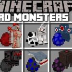 Minecraft WEIRD MONSTERS SPAWNERS MOD / UNFAIR MOBS DESTROY OUR HOUSE !! Minecraft Mods