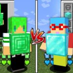 【マイクラ】ブロックを着れる世界でガチャPVP対決したら最強すぎた！？