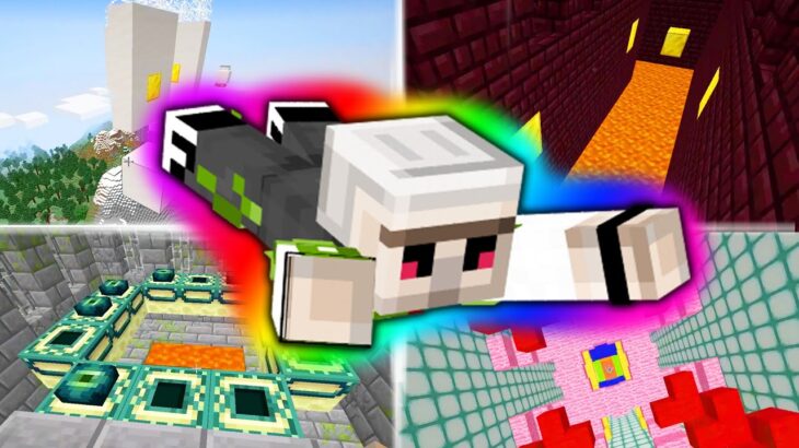 【マイクラ】スゴ技連発！激ムズパルクール＆アスレを余裕でクリアしたった  #Shorts 【Minecraft Parkour】