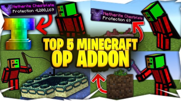 Top 5 Minecraft Pe OP loot Mod | Top 5 Minecraft Pe OP loot addon | op items mod | Mediafire | Hindi