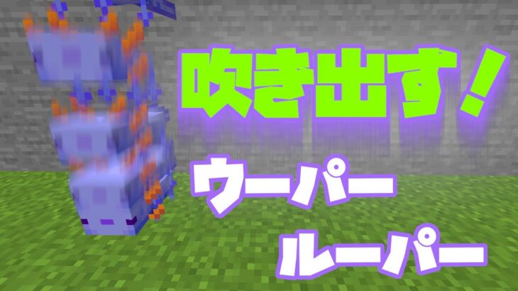 マイクラ メントスコーラみたいなウーパールーパー マインクラフト コマンドブロック Shorts Minecraft Summary マイクラ 動画