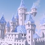 【マインクラフト】氷の城建築完成したーー！！！【マイクラ】