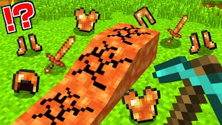 マグマをピッケルで掘った結果！？【マイクラ】