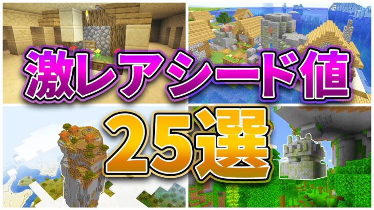 【マイクラ1.17】激レアシード値25選【統合版・Java対応】