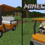 Golf Cart in the Minecraft | Minecraft | Minecraft golf cart mod | Minecraft mods | Dragon Dude