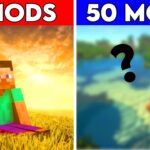 I Installed *50 MODS* In MINECRAFT 😱 To Make It The Most Realistic Game Ever 😍