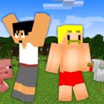 【マイクラ】全てのMOBがおそってくる世界でガチャPvP！