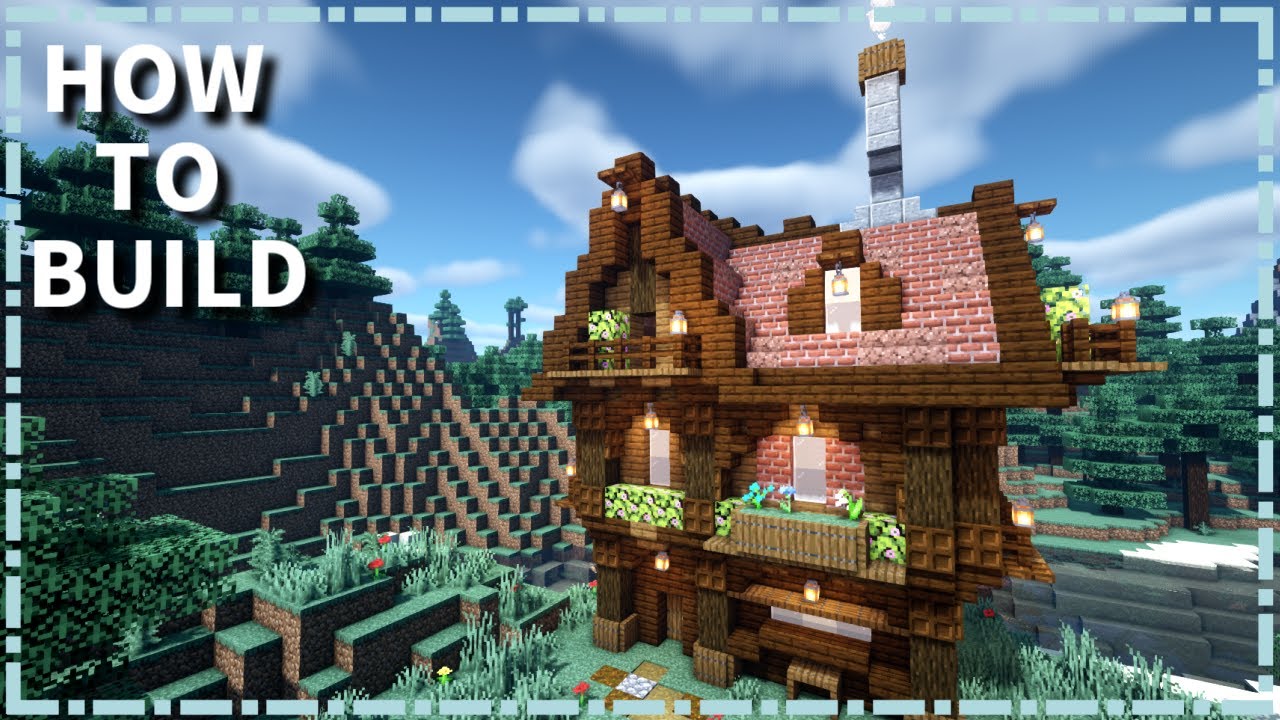 マイクラ建築 おしゃれな家の作り方 森の中の家 Minecraft 建築講座 Minecraft Summary マイクラ動画