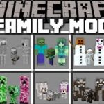 Minecraft BABY FAMILY MOBS MOD / HELP BABY MOBS FIND THE PARENTS IN MONSTER SCHOOL!! Minecraft Mods