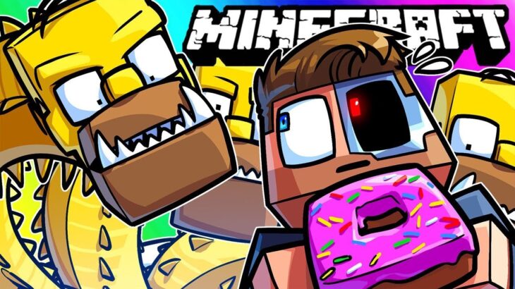 Minecraft Funny Moments – Homer Simpsons Mod!