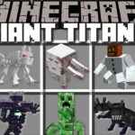 Minecraft GIANT TITAN Monsters MOD / SHAPE SHIFTER against ZOMBIE APOCALYPSE !! Minecraft Mods