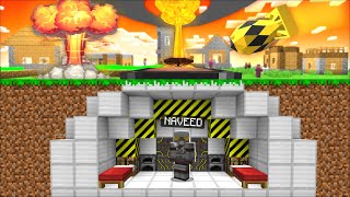 Minecraft NUCLEAR FALLOUT UNDERGROUND HOUSE MOD / DANGEROUS BUNKER BUILD !! Minecraft Mods