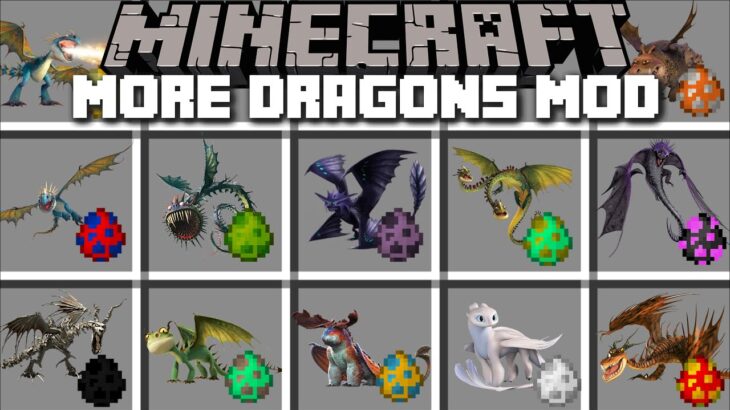 mod launchers for minecraft that has how to train your dragon