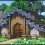 【マインクラフト】簡単でおしゃれな倉庫の作り方【Minecraft】How to Build a Storage House / Warehouse【マイクラ建築】
