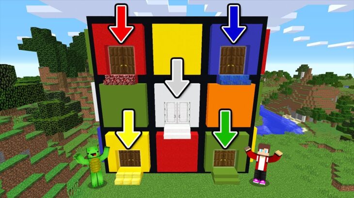 ５ RUBIK’S CUBE HOUSES – Minecraft