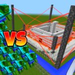 【マイクラ】最強のセキュリティハウスVS最強ゾンビ!? チャンネル初セキュリティハウス作ってみた！【ゆっくり実況】