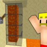 【マイクラ】出し入れ自由なマグマの展示方法！#shorts