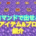 マインクラフト作り方講座　コマンド限定隠しアイテム入手法