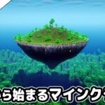 【マインクラフト1.17】空島から始まるマインクラフト【マイクラ実況】