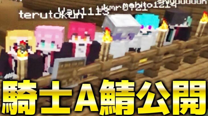 【マイクラ】騎士Aサーバーを一挙公開！ 配信の裏側で製作されたヤバい建造物が・・・【Knight A】