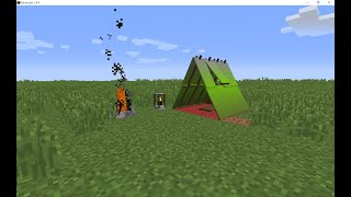 Minecraft 1.9.4 テントをコマンドで作る？？