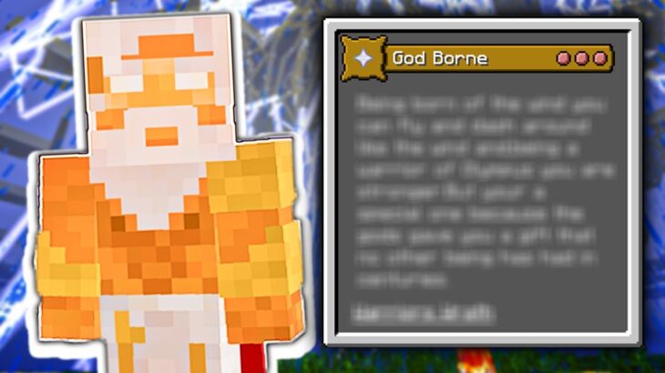 Minecraft Origins Mod: Godborne (Custom Origin)