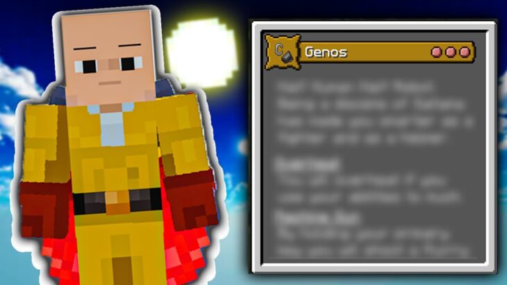 Minecraft Origins Mod: One Punch Man (Custom Origin)
