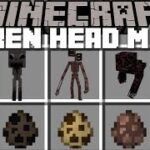 Minecraft SIREN HEAD TITANS MOD / DANGEROUS UNDERWORLD MOBS INVADE HOUSE !! Minecraft Mods