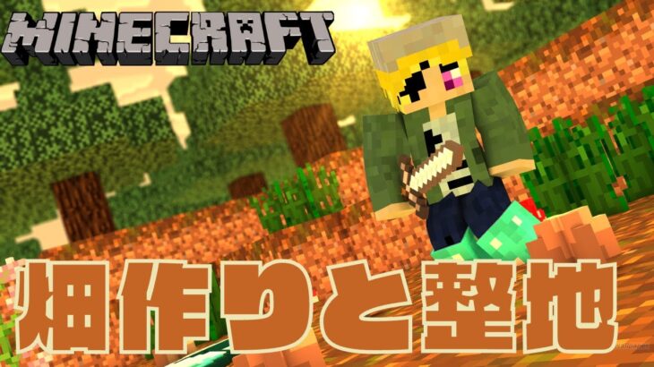 【Minecraft  】深夜の雑談メインのマイクラ　畑作りとエンチャント部屋作りと整地する【マインクラフト / Vtuber 】