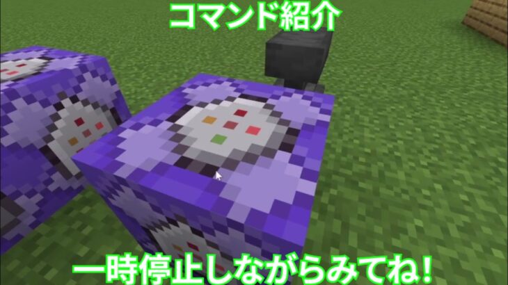 「Minecraft」「マイクラ」「コマンド」コマンドブロック3こで地雷作ってみた！