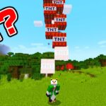 空からTNTが降ってくるマインクラフト【マイクラ】#shorts