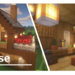 【マイクラ建築】ポーションを作る、小さなお家の作り方【minecraft】