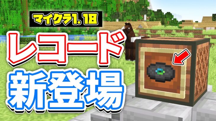 【マイクラ1.18】新レコード・BGM追加‼日本人作曲家も参加‼＆金鉱石が増加など詳しく解説‼【マインクラフト】SNAPSHOT 21W42A(洞窟と崖アップデート)