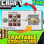 Download Craftable Structures Mod For Minecraft Pocket Edition |Exped Gaming