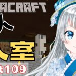 【MINECRAFT】村人入室完了させて地下の部屋建築！/Complete the villager entry and build a room in the basement!【新人vtuber】
