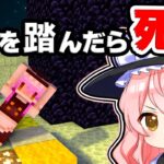 🍁【マイクラ】クリア不可能？黄色を踏んだら死ぬ世界がヤバすぎた！【ゆっくり実況/マインクラフト/Minecraft/まいくら】