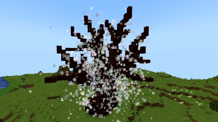 【マイクラ】コマンドで木を作ったり壊したりする動画【Minecraft】