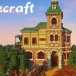 【ハロウィン】おばけ達が住む洋館を建築してみた【マイクラ・Minecraft】