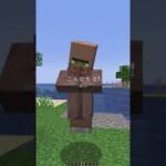 【Minecraft JE】村人に話しかけると返事してくれるコマンド #shorts