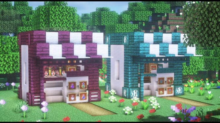 【マインクラフト】小さなお店の作り方【Minecraft】How to Build a Shop【マイクラ建築】