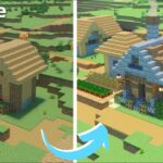 【マインクラフト】村人の家を改装する方法＃１【マイクラ建築講座】