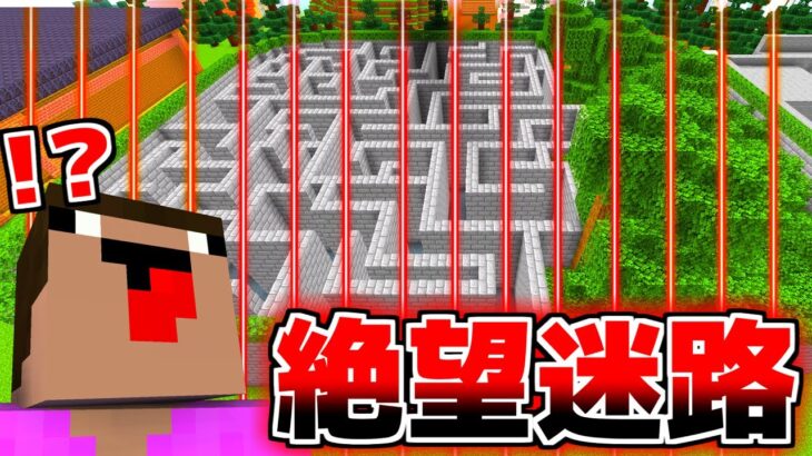 【マイクラ】絶対に攻略不可能なセキュリティ迷路を攻略せよ！！【ありかのワールド】【マインクラフト】