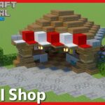 【マインクラフト】斜め建築の小さいお店の作り方【マイクラ建築講座】