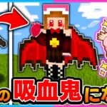 コウモリから最強の吸血鬼を目指すマインクラフトをやってみた結果！？🧛‍♀️🧛‍♂️【マイクラ/まいくら】