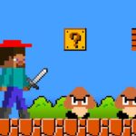 超難しい1-1をスティーブがやった結果ｗｗｗ『マリオ』【まいくら・マインクラフト】