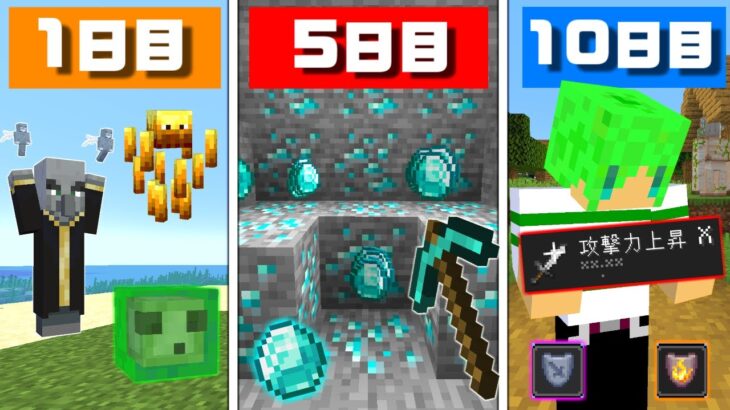 【マインクラフト】1日ごとに世界が改造されるサバイバルをしたらとんでもないことになった