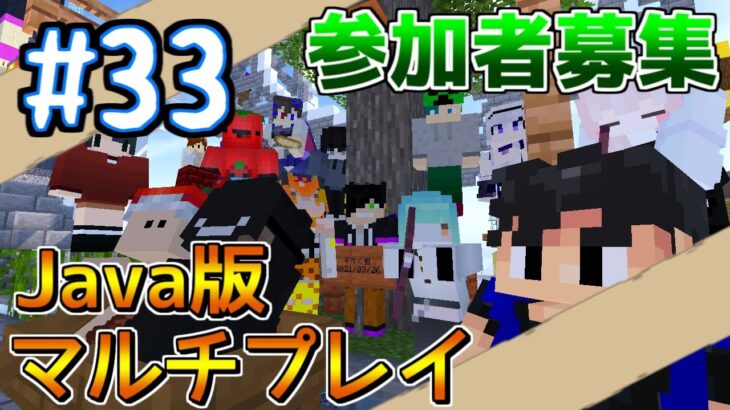 🔴【マインクラフト】1.17.1マルチ都市化計画！【参加者募集】#33