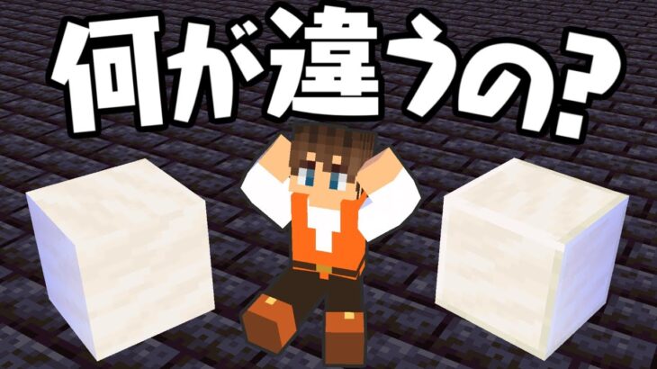 2つのブロックの違いが分かりますか!?見分け方が難しすぎるって!!マイクラ実況Part410【マインクラフト】