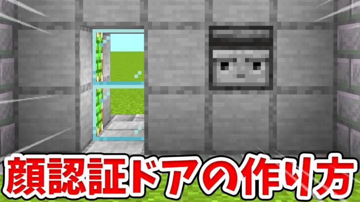 マイクラ 超シンプル 顔認証式の自動ドアの作り方 統合版 Be Minecraft Summary マイクラ動画